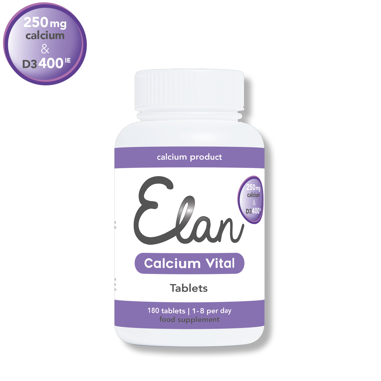 calcium vital tabletten vooraanzicht