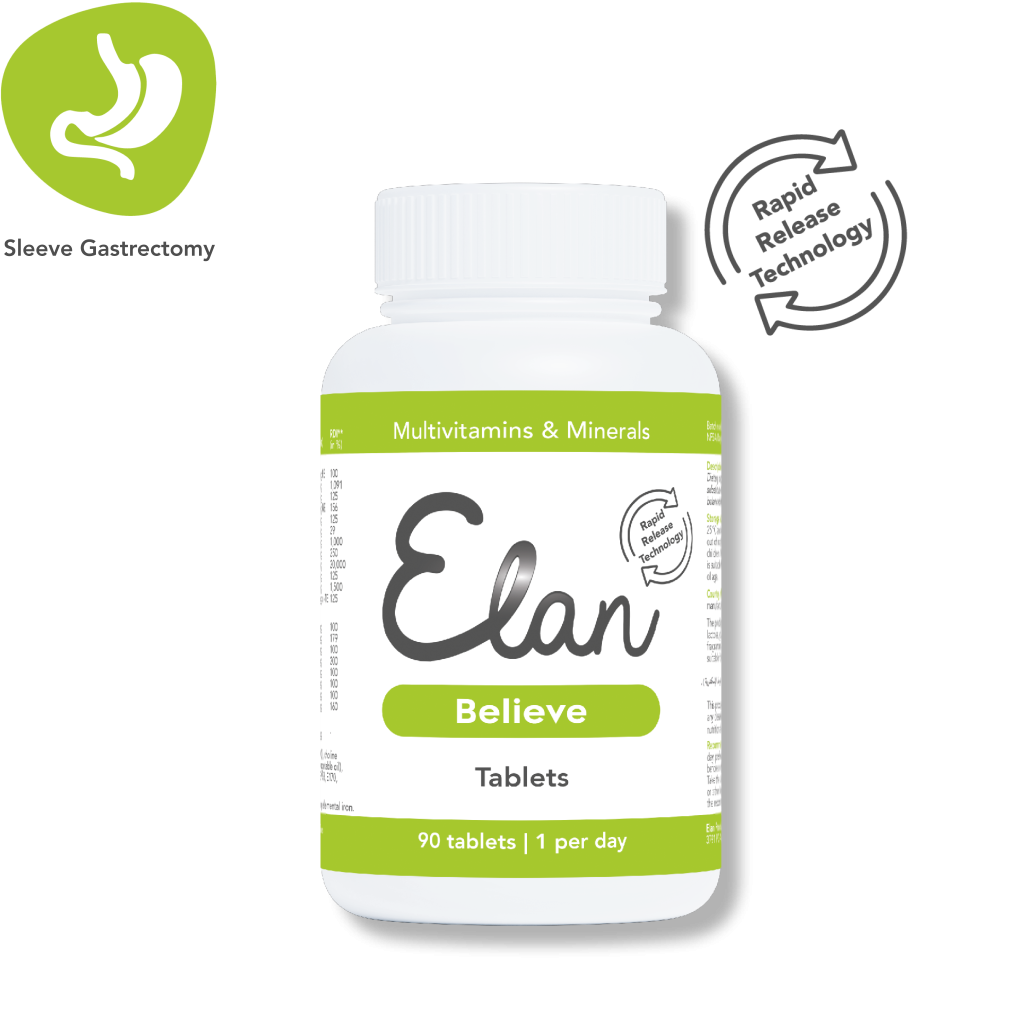 elan believe tablets sleeve gastrectomy