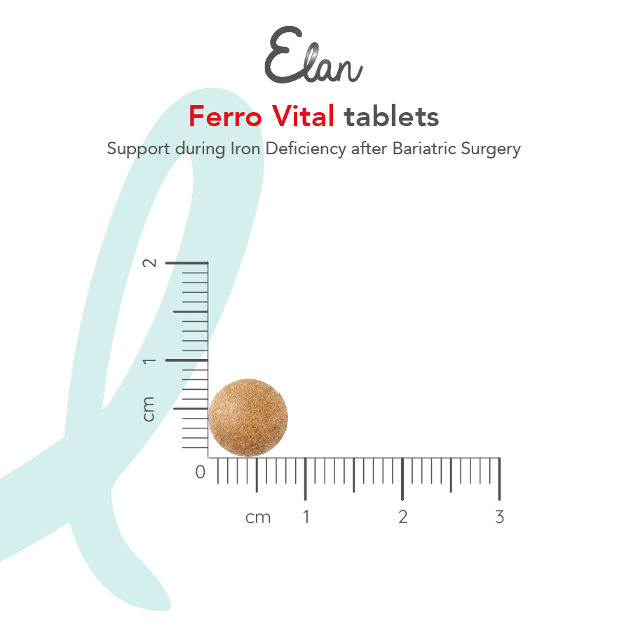 Elan Ferro Vital tablets afmetingen