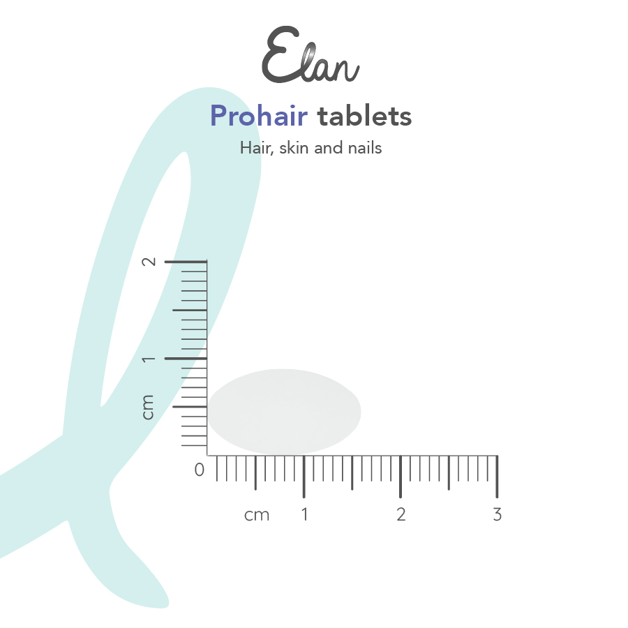 Elan Prohair tabletten afmetingen