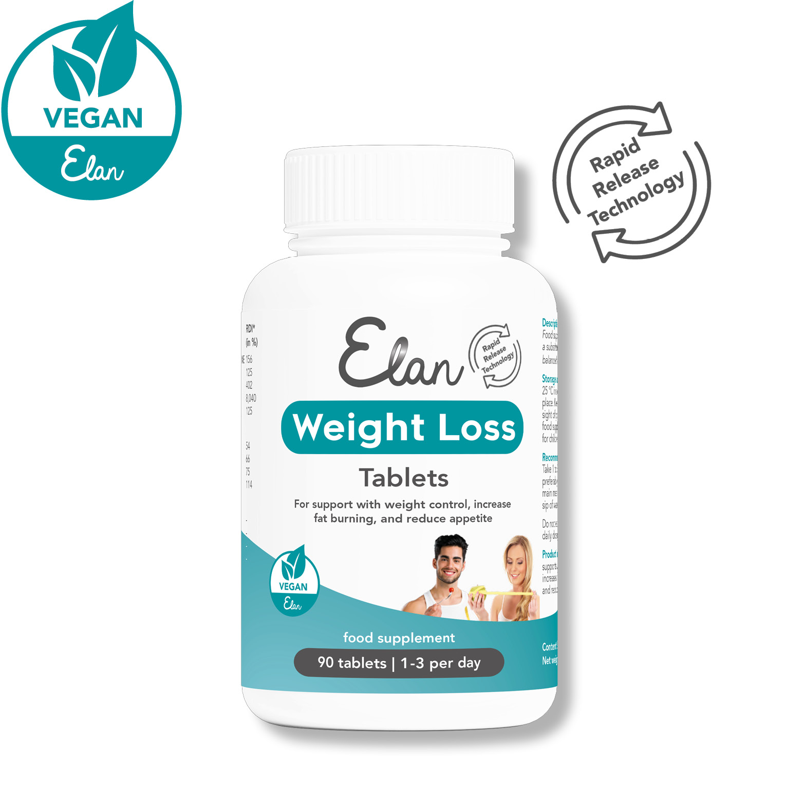 weight loss tabletten vooraanzicht