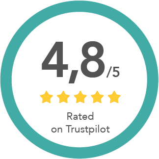 4.8 Trustpilot rating